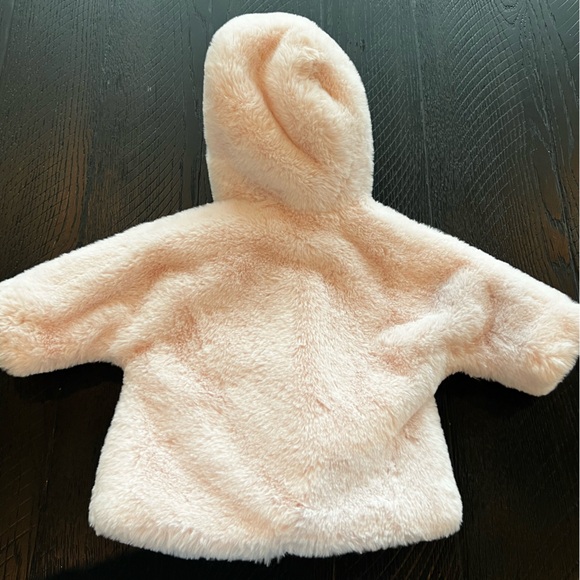 Pink faux fur jacket girls NEW - Picture 6 of 8